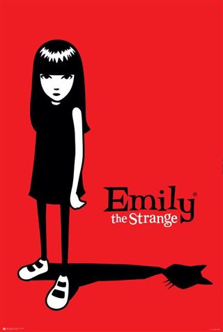 Emily the Strange Cat Shadow – Blue Dog Posters