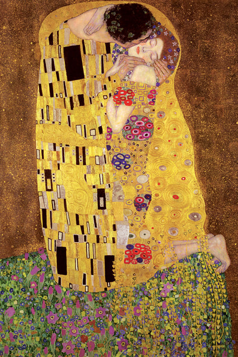 Poster 50x70 cm, Gustav Klimt , The kiss