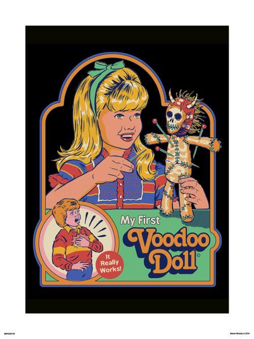 My First Voodoo Doll by Steven Rhodes Blue Dog Posters