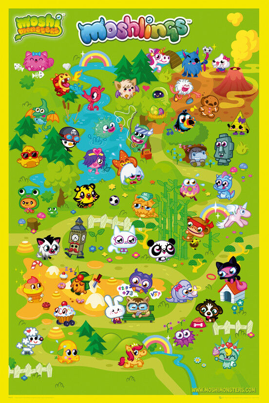 Moshi Monsters – Blue Dog Posters