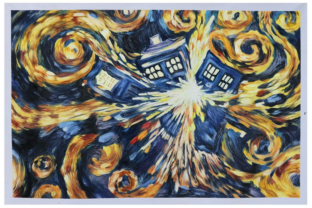 Doctor Who Exploding Tardis – Blue Dog Posters