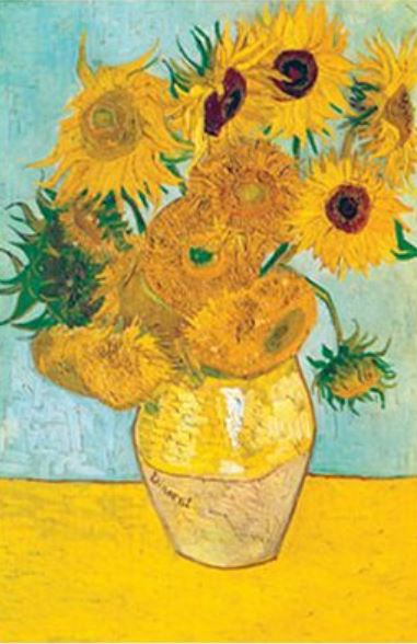 Vincent Van Gogh Sunflowers – Blue Dog Posters